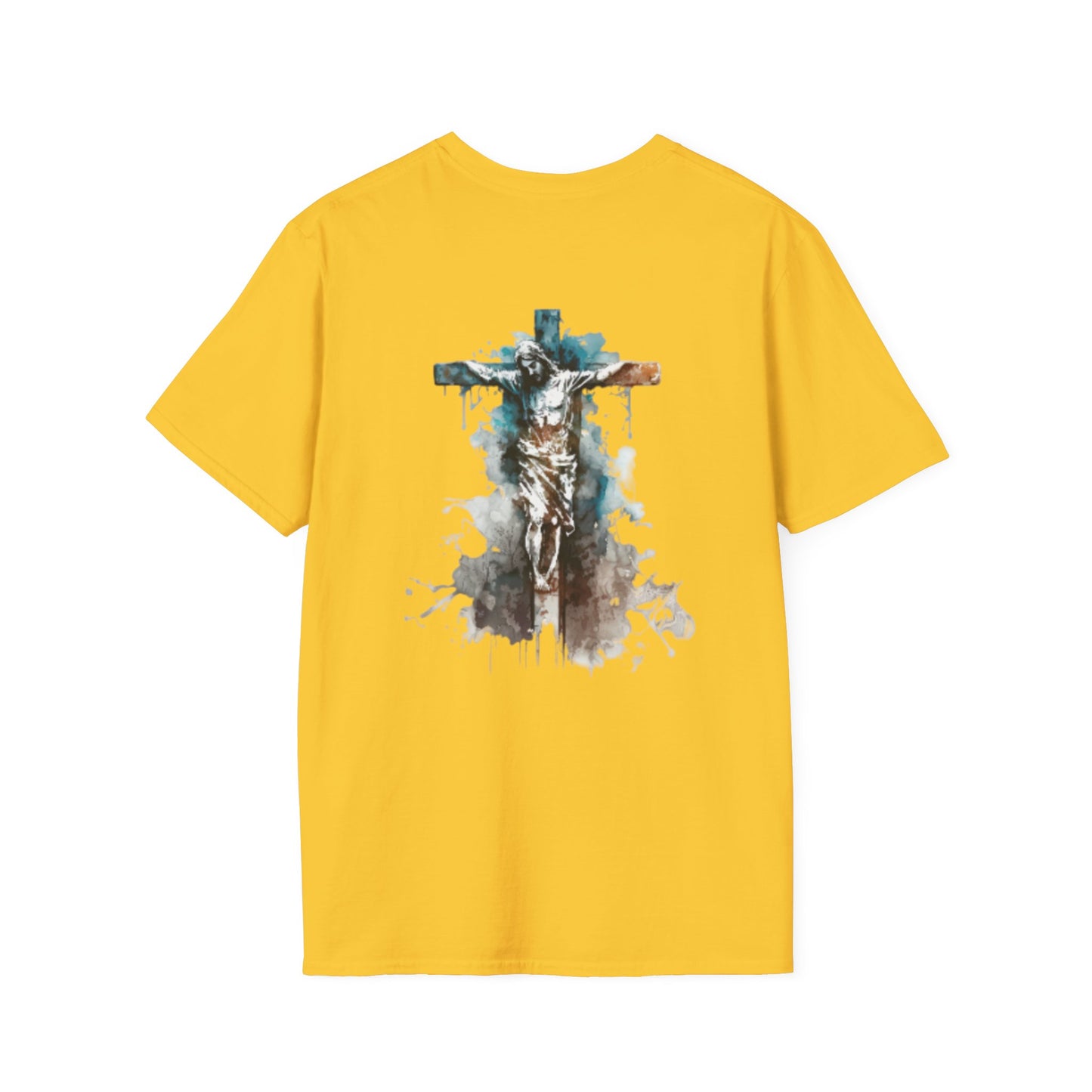 Christ Inspired Unisex Softstyle T-Shirt, Faith-Based Gift, Christian Apparel, Spiritual Wear, Church Event, Casual Christian Tee