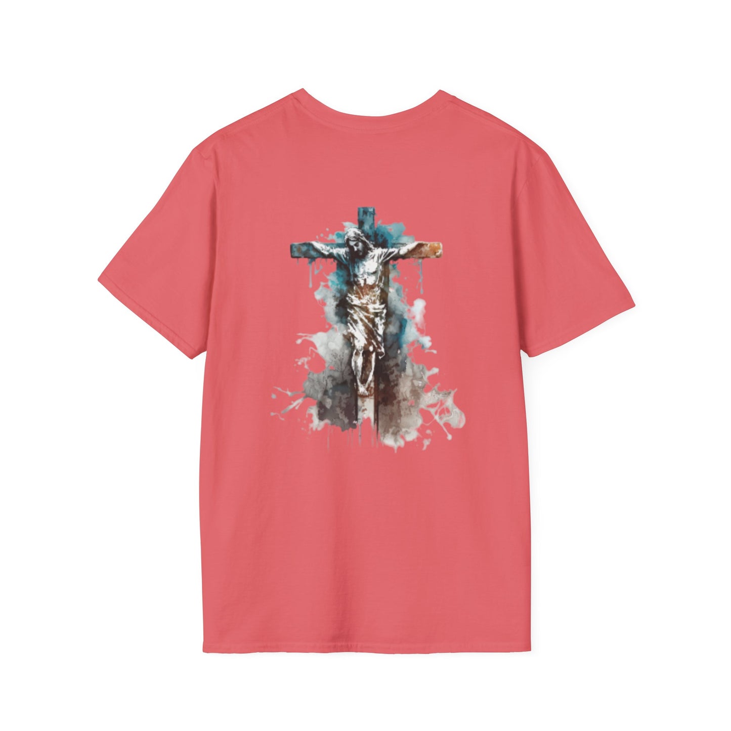 Christ Inspired Unisex Softstyle T-Shirt, Faith-Based Gift, Christian Apparel, Spiritual Wear, Church Event, Casual Christian Tee