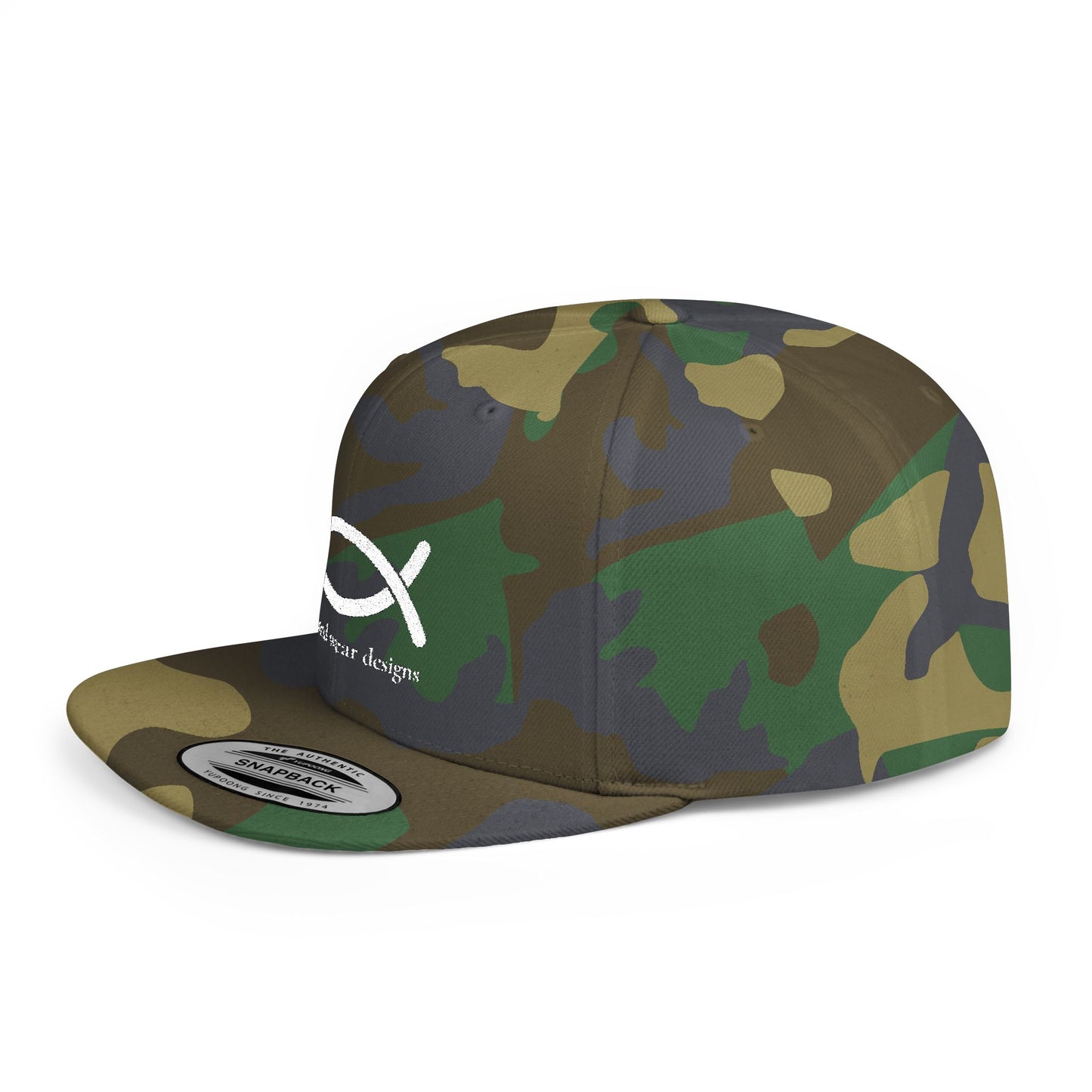 Flat Bill Snapback Cap | Trendy Hat for Outdoor Adventures, Gifts for Him, Street Style,