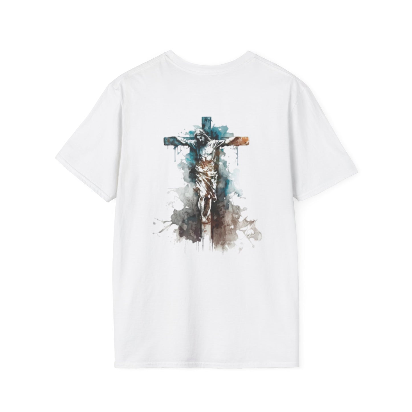 Christ Inspired Unisex Softstyle T-Shirt, Faith-Based Gift, Christian Apparel, Spiritual Wear, Church Event, Casual Christian Tee