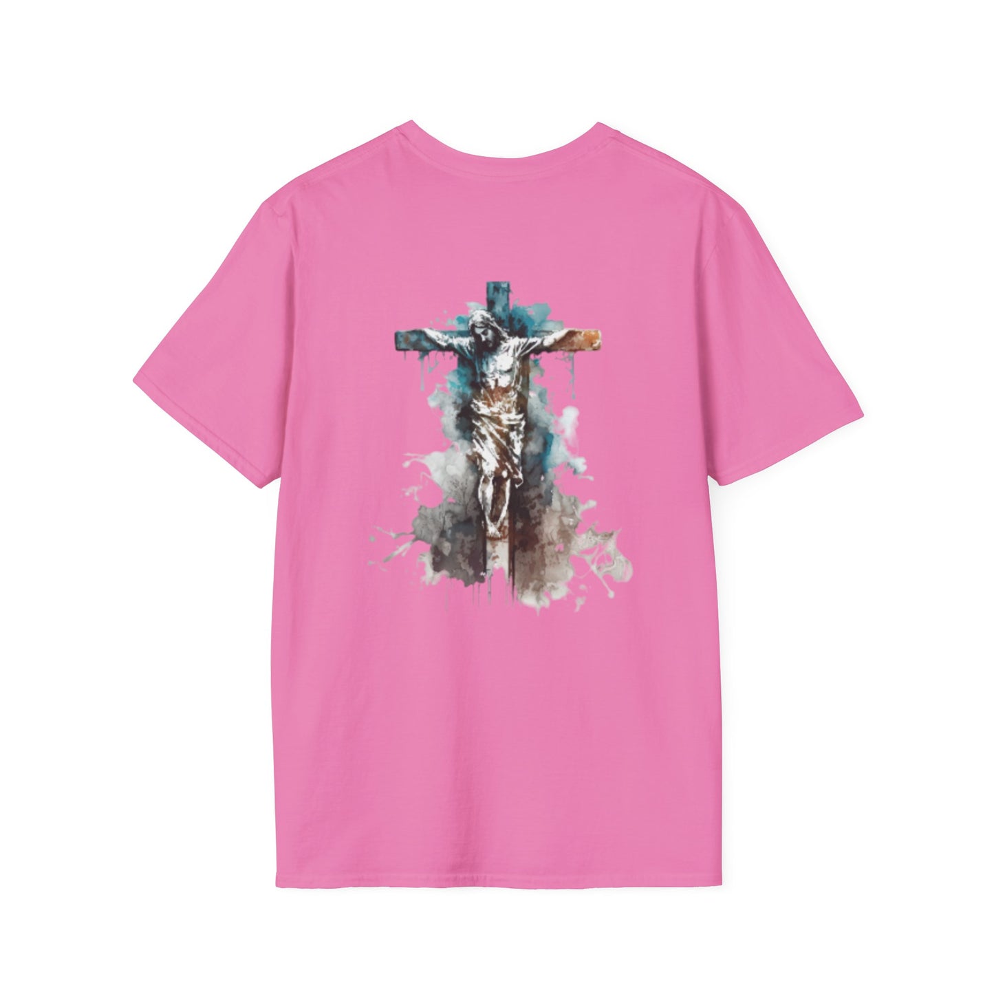 Christ Inspired Unisex Softstyle T-Shirt, Faith-Based Gift, Christian Apparel, Spiritual Wear, Church Event, Casual Christian Tee