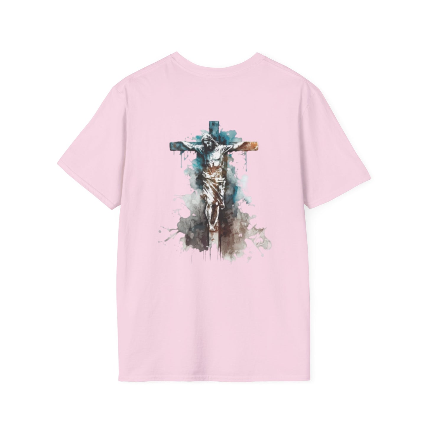 Christ Inspired Unisex Softstyle T-Shirt, Faith-Based Gift, Christian Apparel, Spiritual Wear, Church Event, Casual Christian Tee